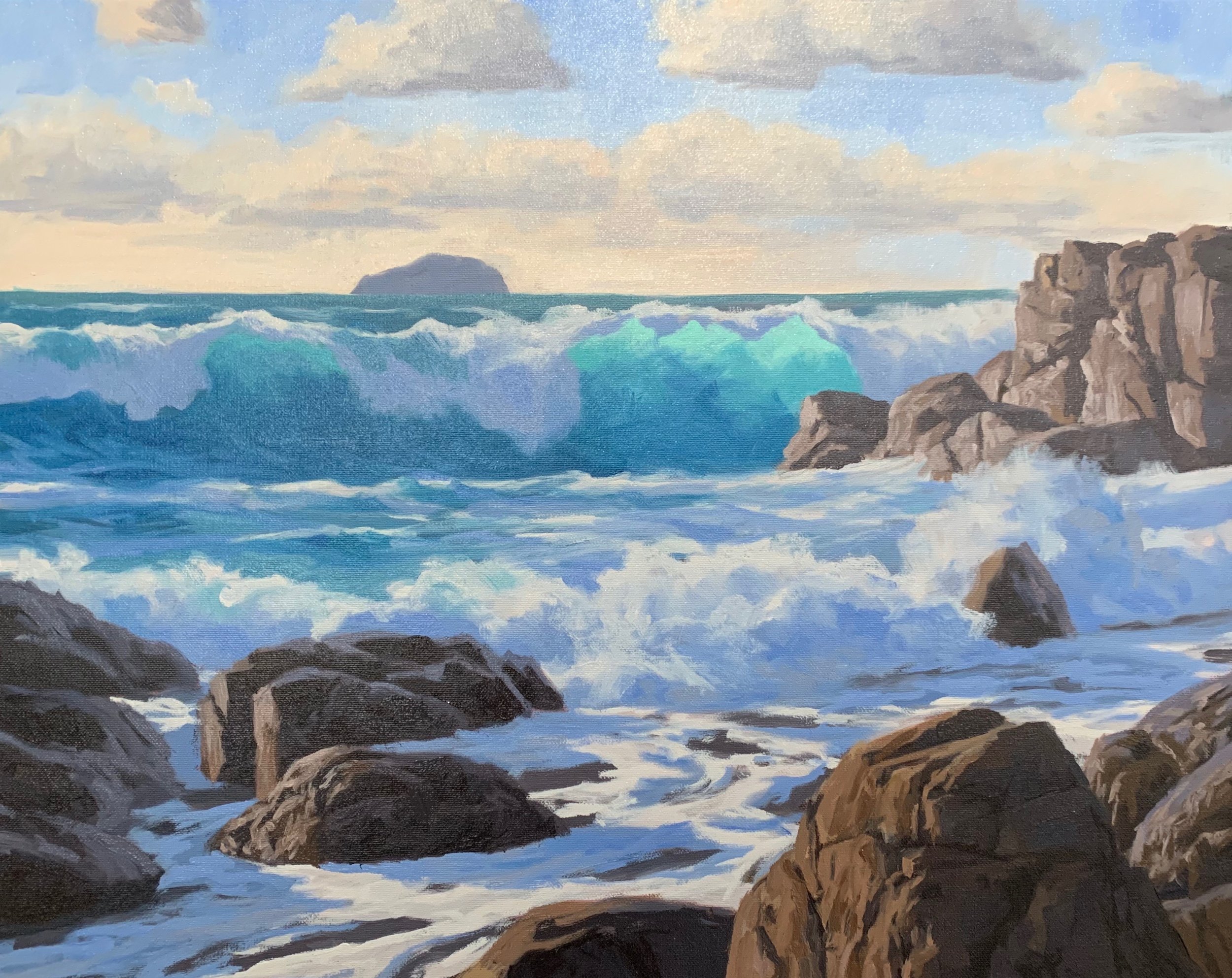 How to Paint an Epic Seascape - Samuel Earp Artist