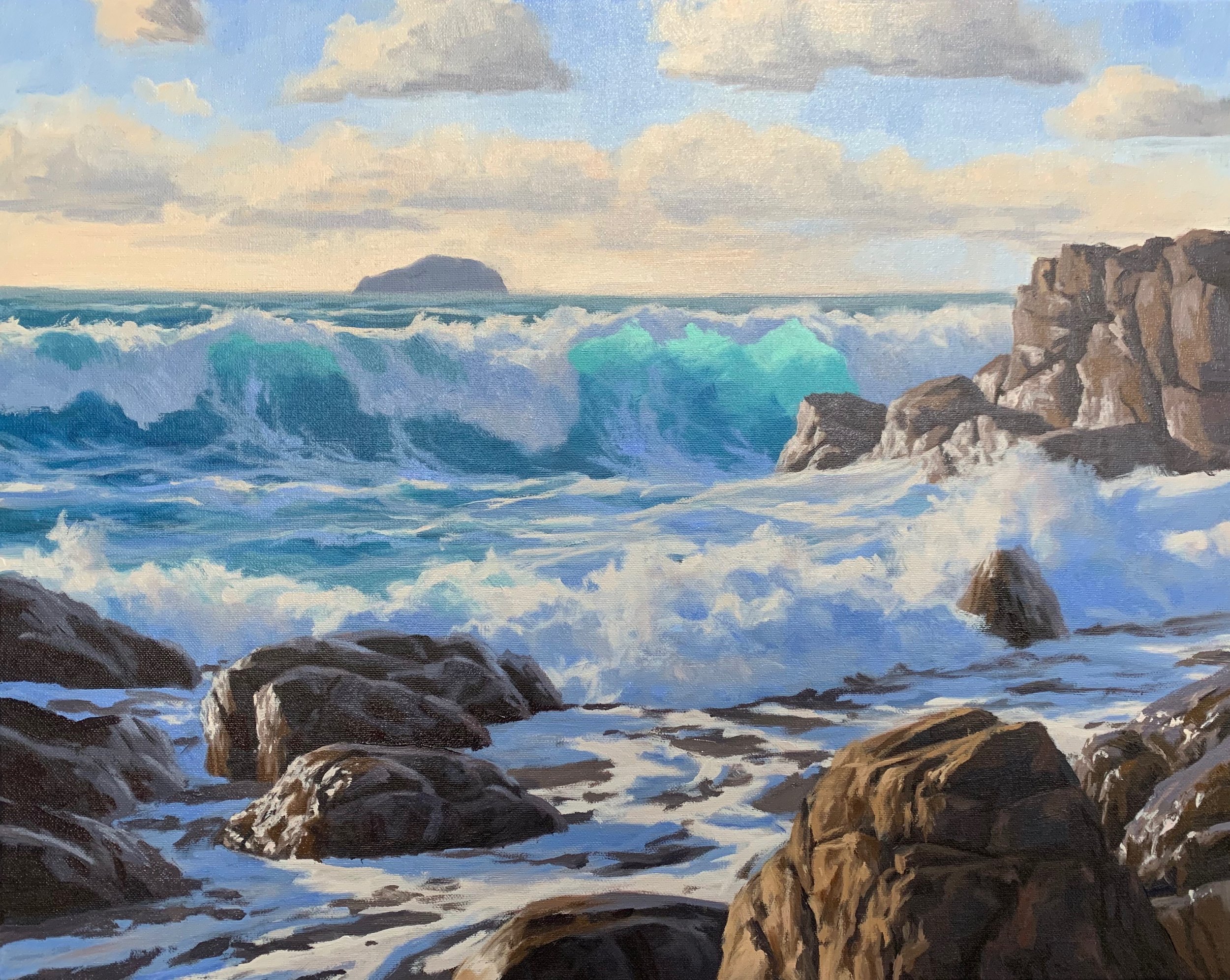 How to Paint an Epic Seascape - Samuel Earp Artist