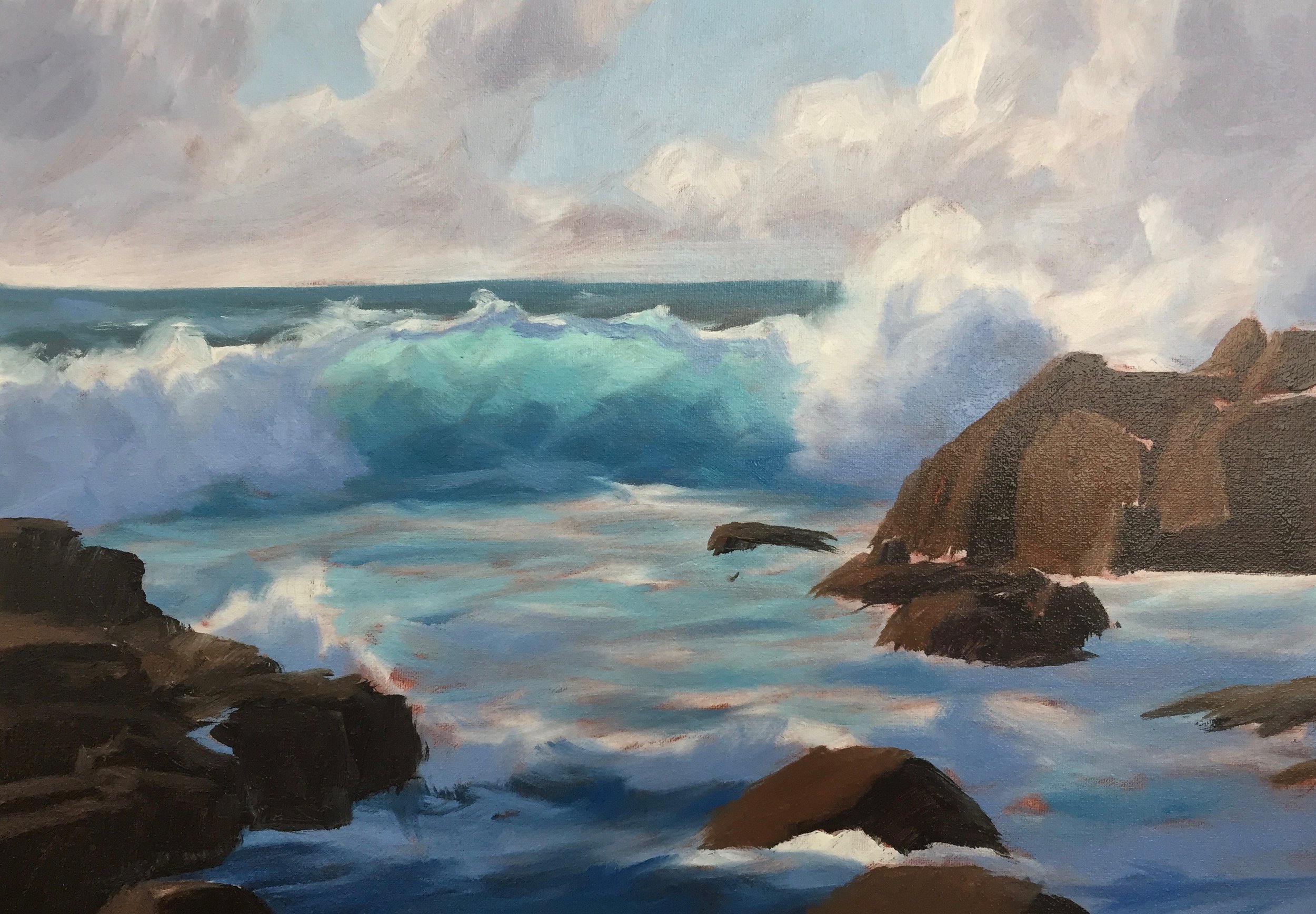 How To Paint A Dramatic Seascape In 5 Easy Steps