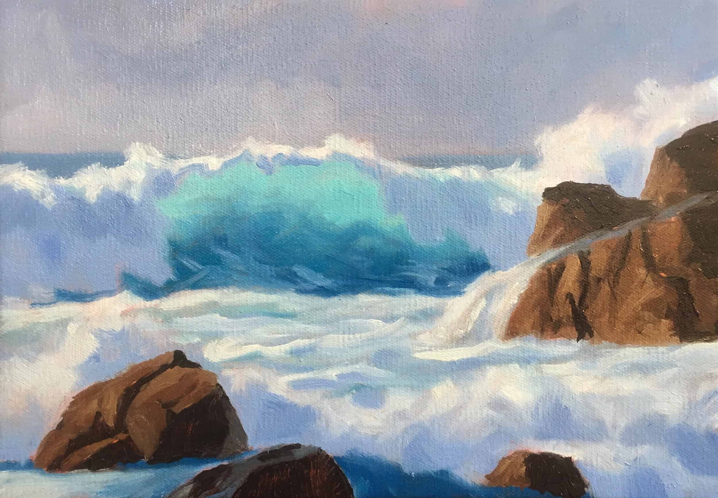 How to Paint an Ocean Wave - Samuel Earp