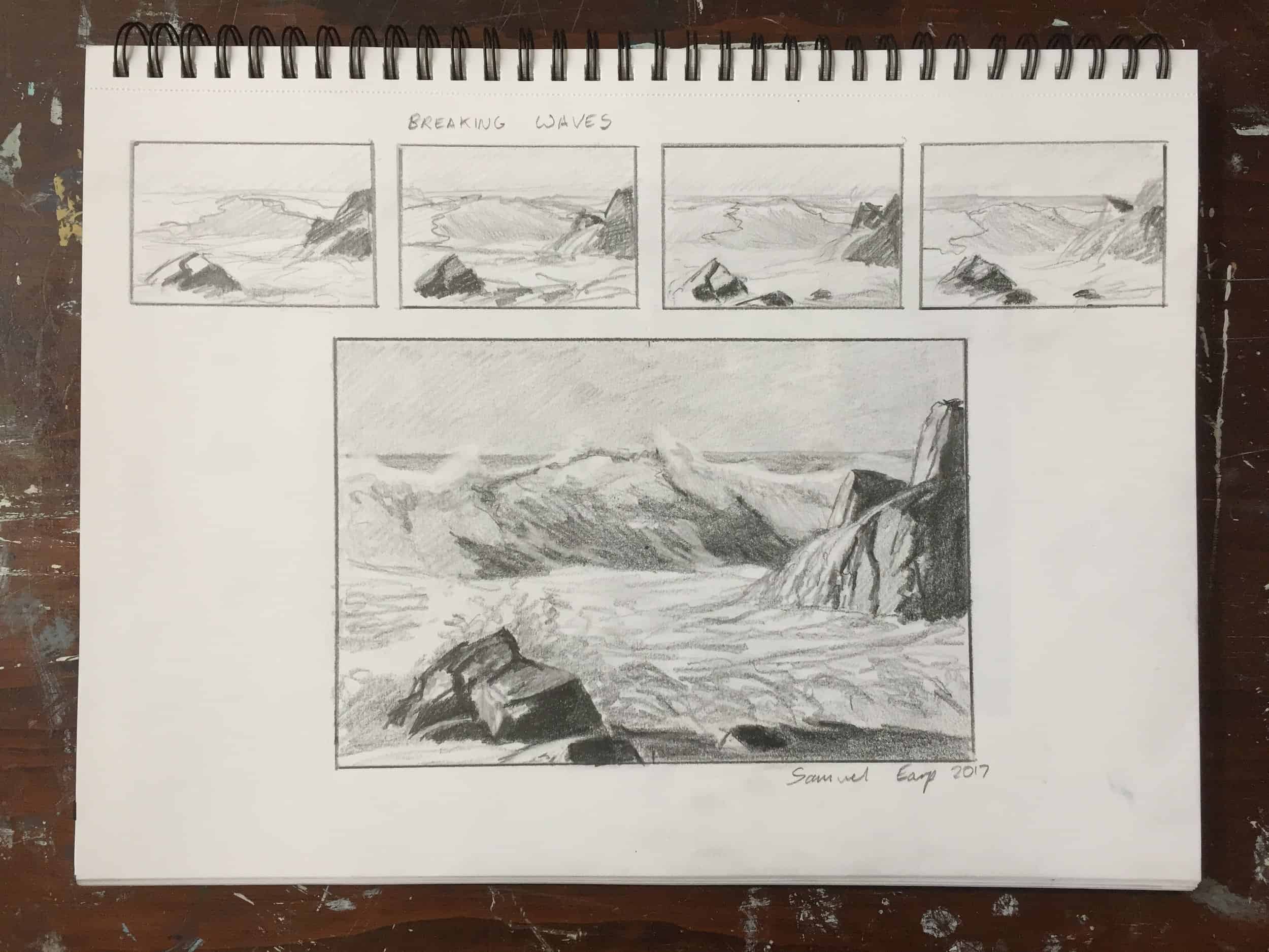 How To Paint An Ocean Wave - Samuel Earp Artist