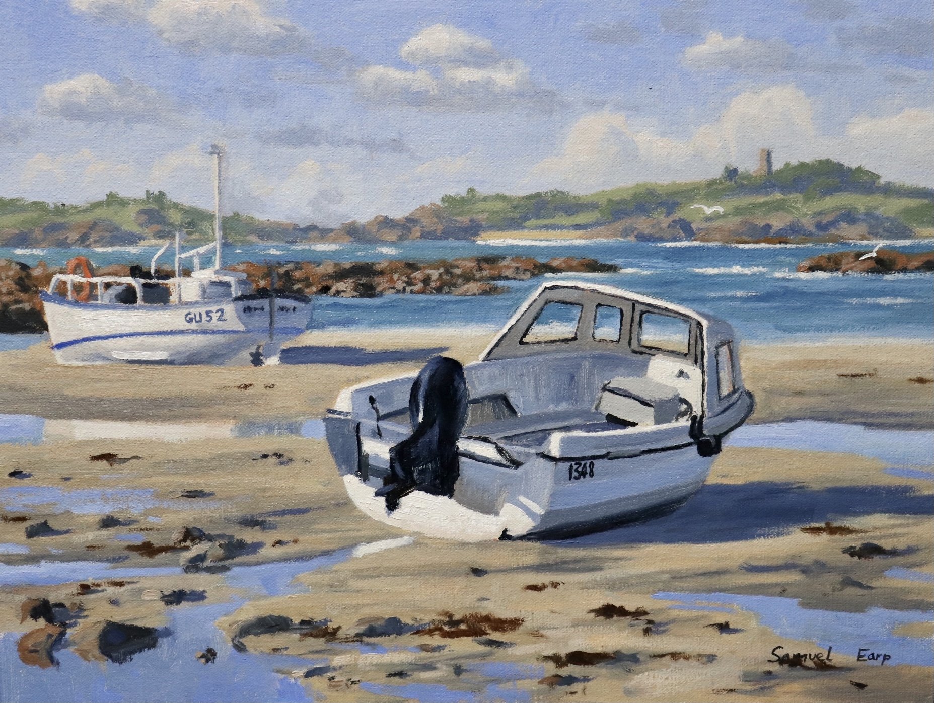 How to Paint Fishing Boats - Samuel Earp Artist