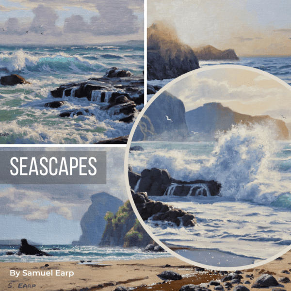 Seascapes - Painting Tutorials - 6 Videos, Over 6 Hours of Content