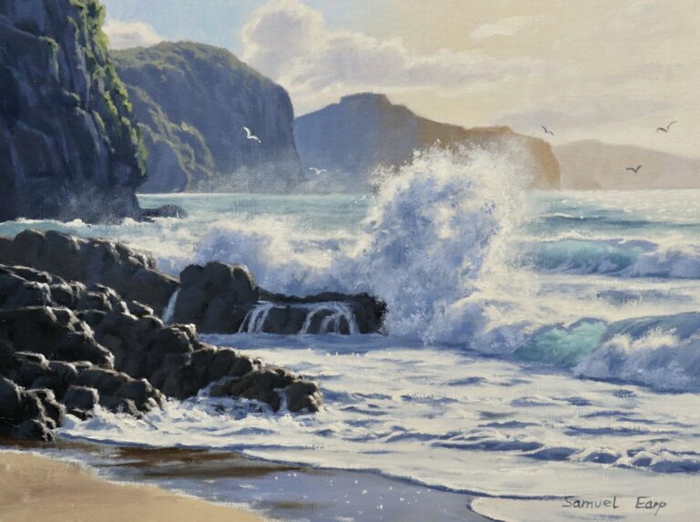 How to Paint Crashing Waves