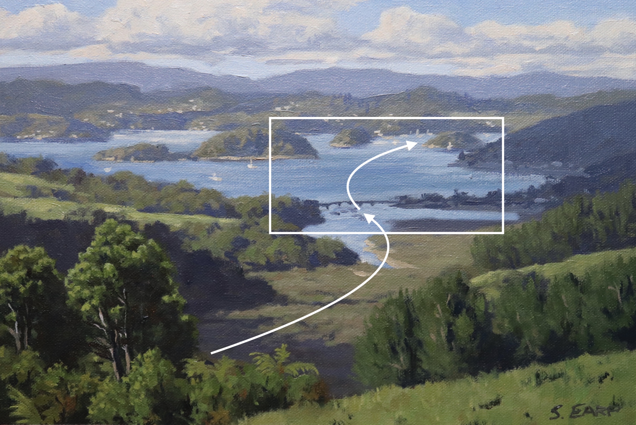 Bay of Islands - New Zealand - Samuel Earp - Oil Painting composition.jpg