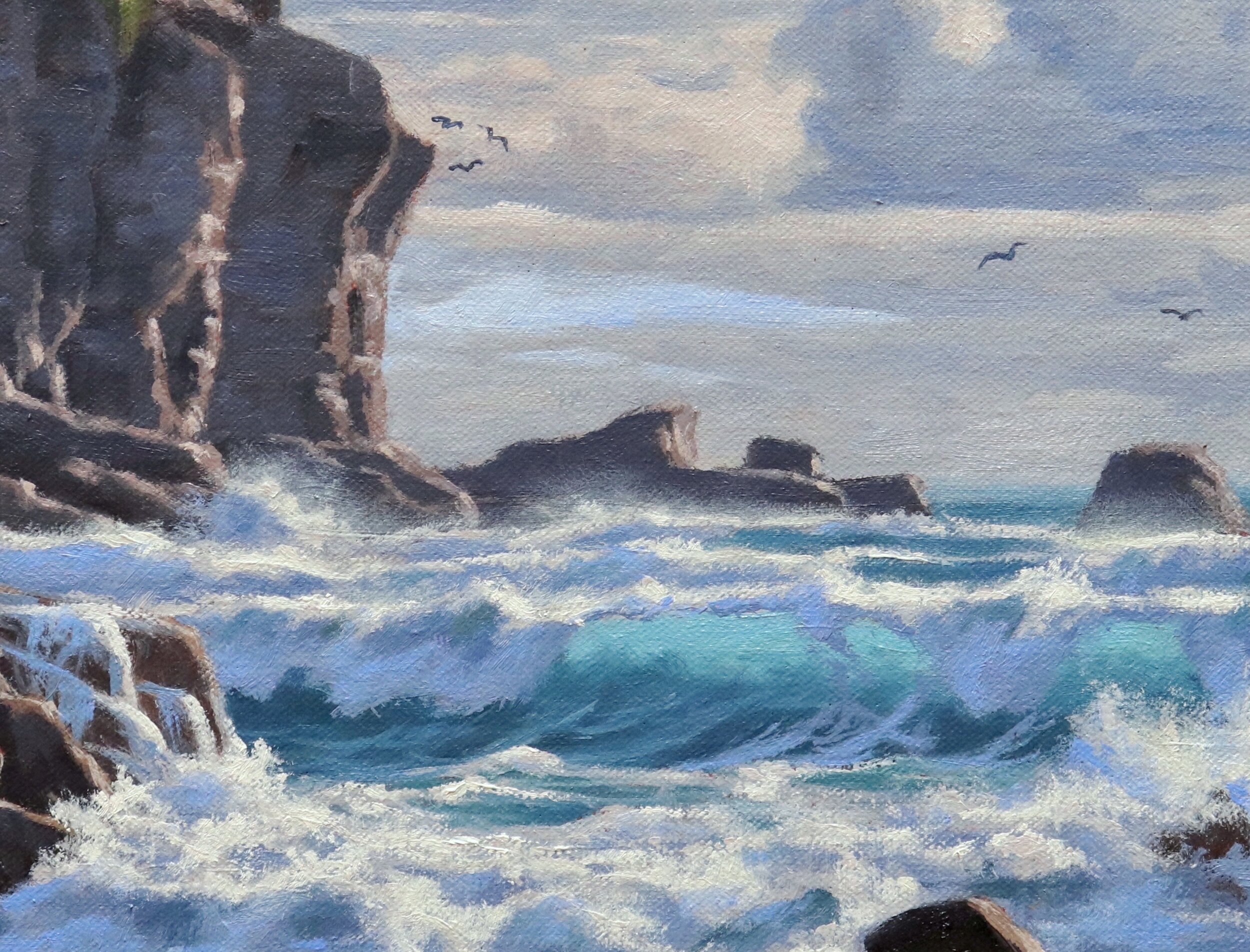 Breaking Waves - Piha - Samuel Earp - oil painting copy 4 - close up.jpeg