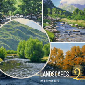 LANDSCAPES #2 - PAINTING TUTORIALS - 6 Videos, Over 7 Hours of Content