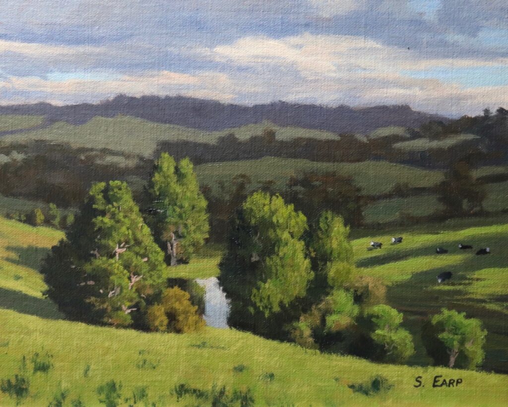 simple landscape oil paintings