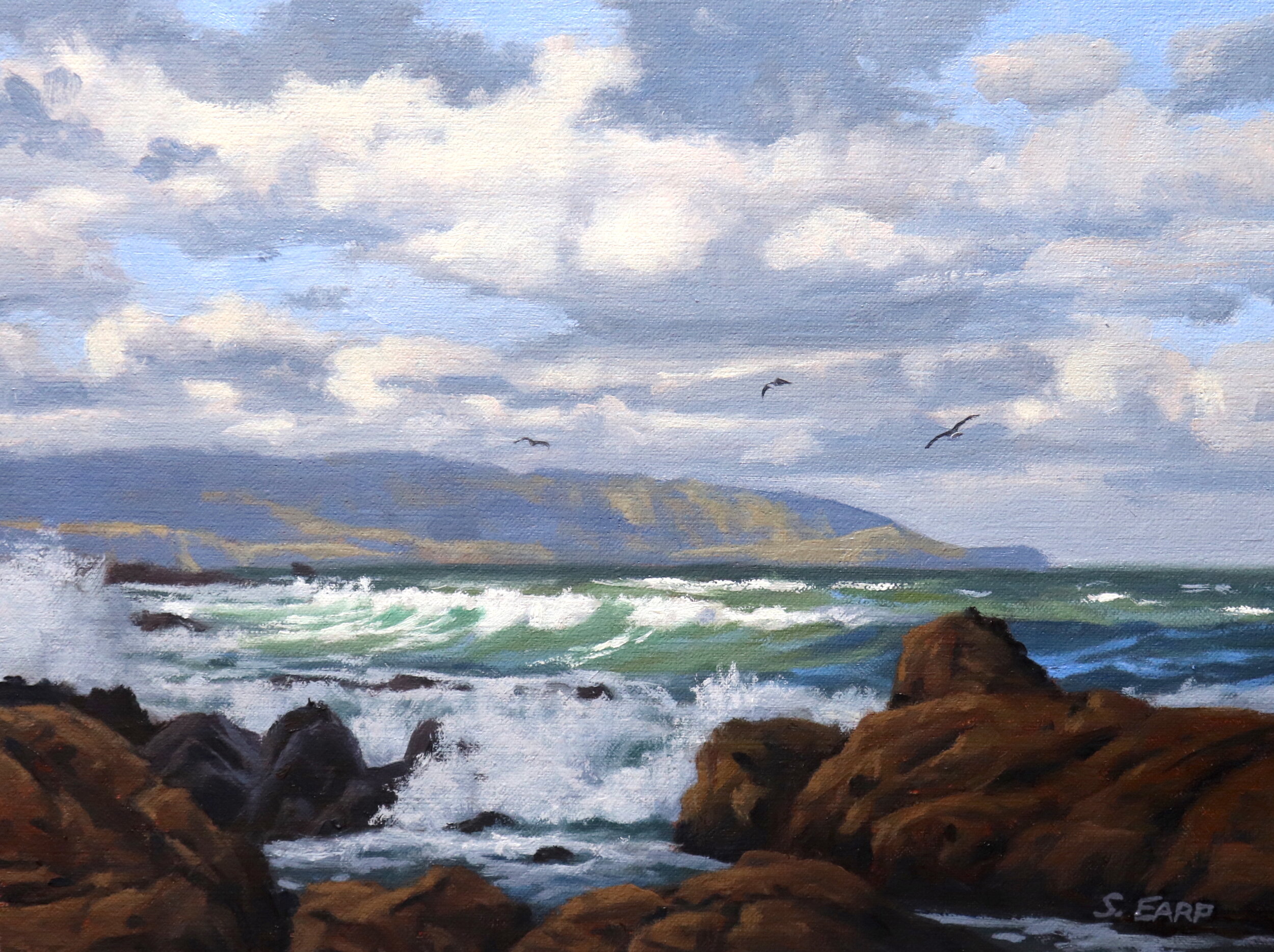 Storm Front - Wellington -Seascape - Oil Painting - Samuel Earp.JPG