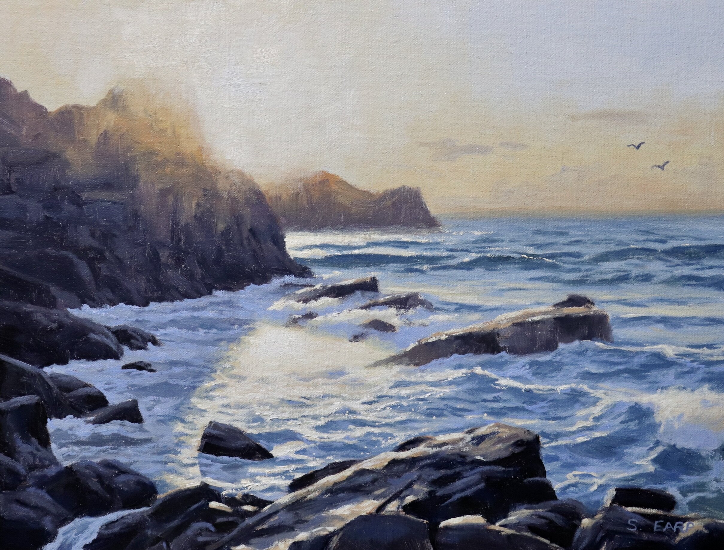 Sunset - Port Soif - Samuel Earp - oil painting.jpeg