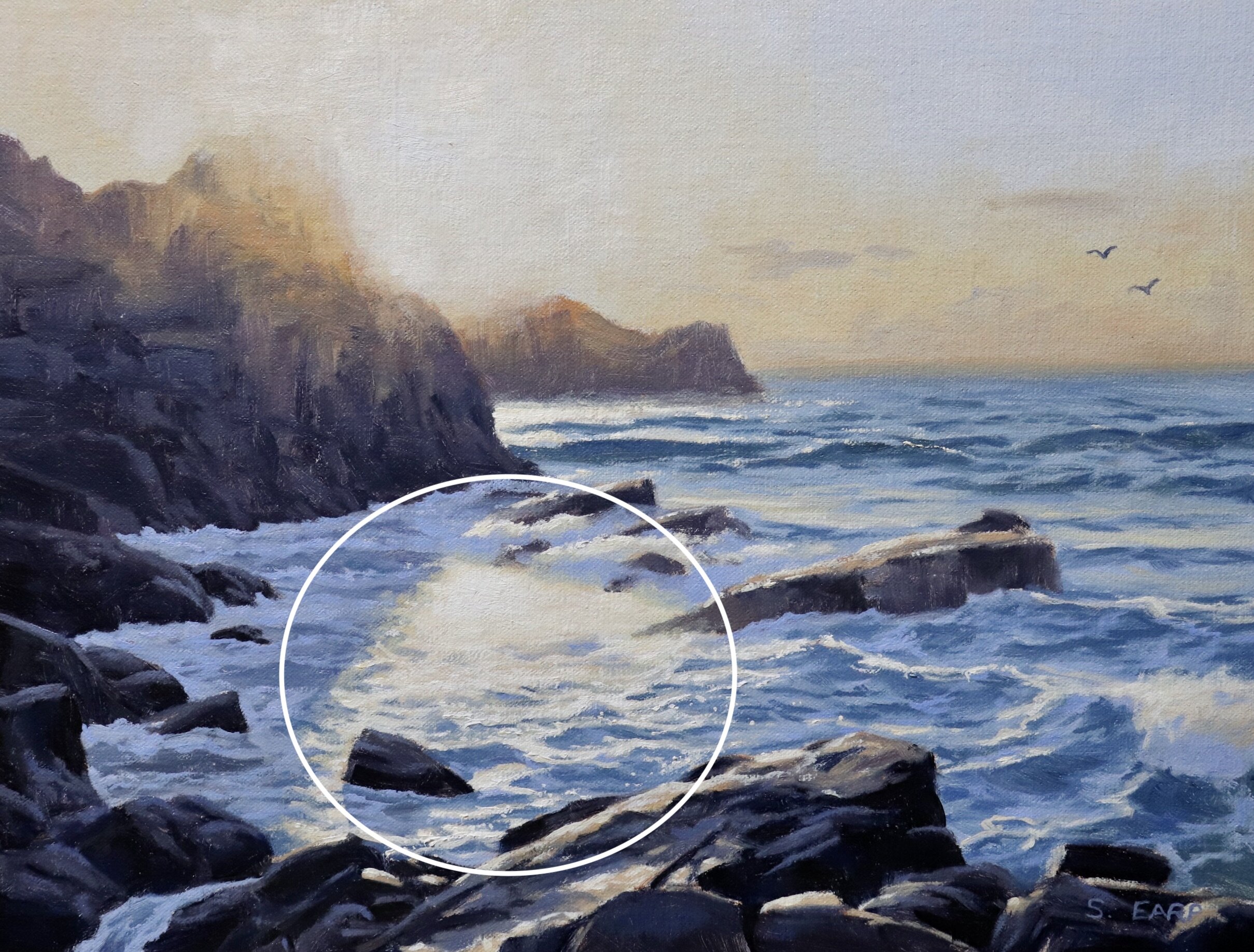 Sunset - Port Soif - Samuel Earp - oil painting copy 2.jpeg