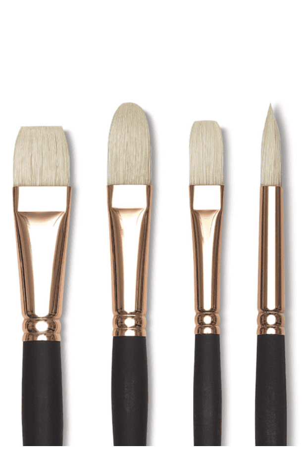 Artist Paint Brushes Thin Tips Hair Bristle Different Colors