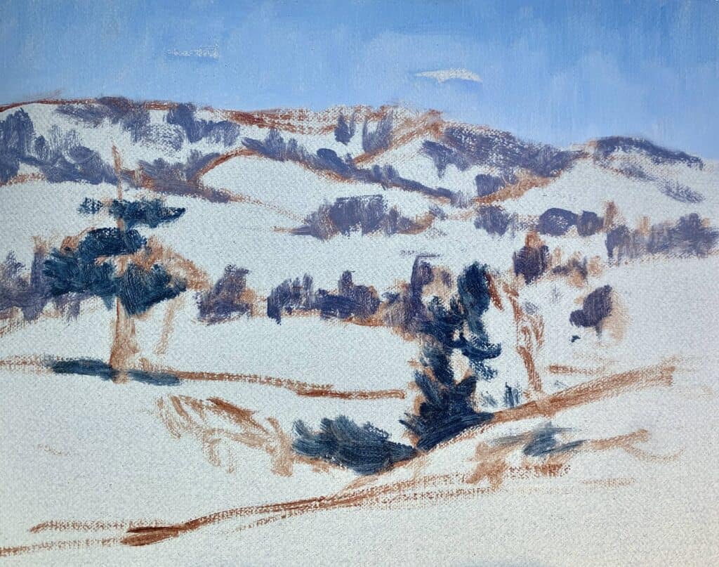 Tips for Plein Air Painting in Winter - Jackson's Art Blog