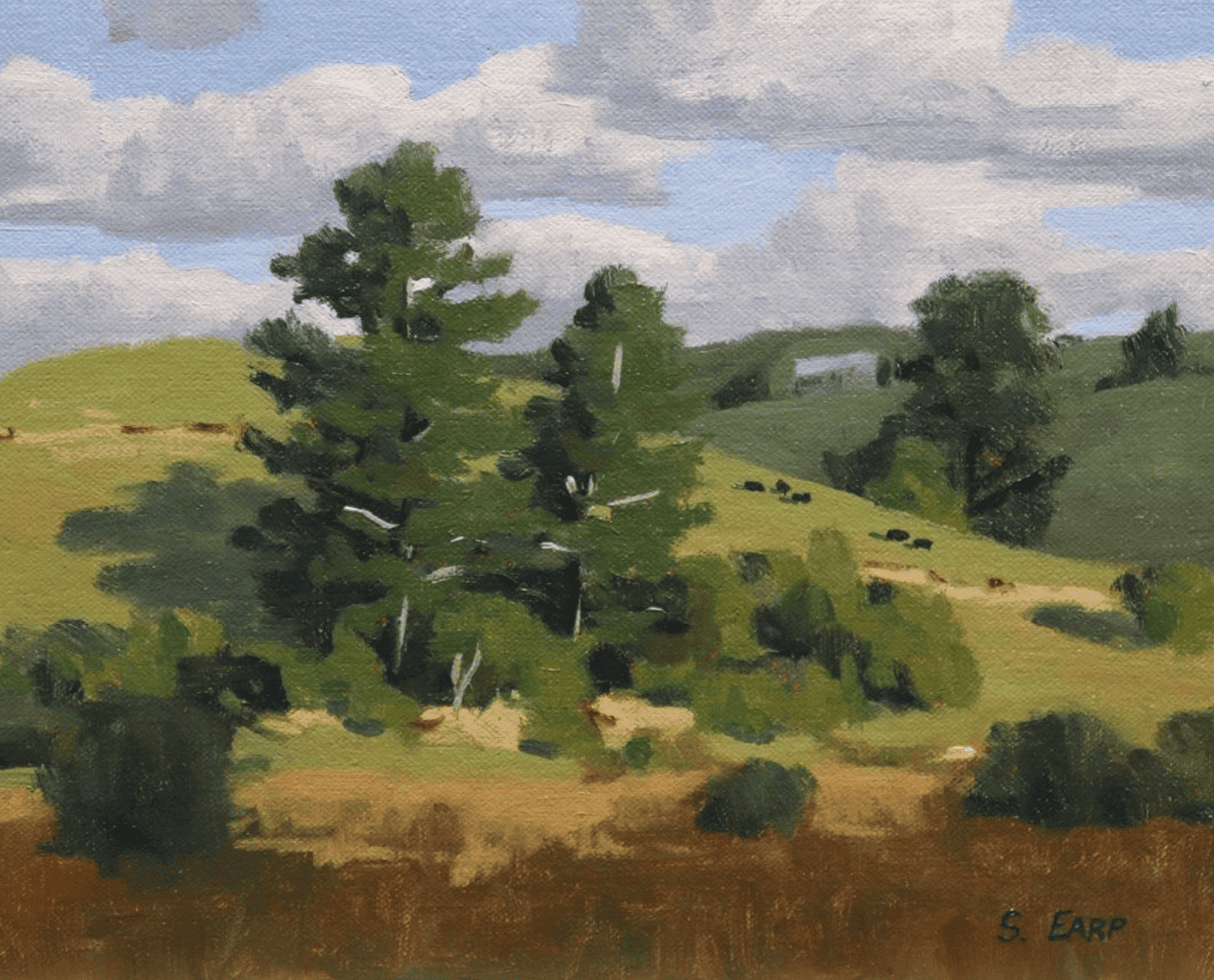 plein air landscape painting