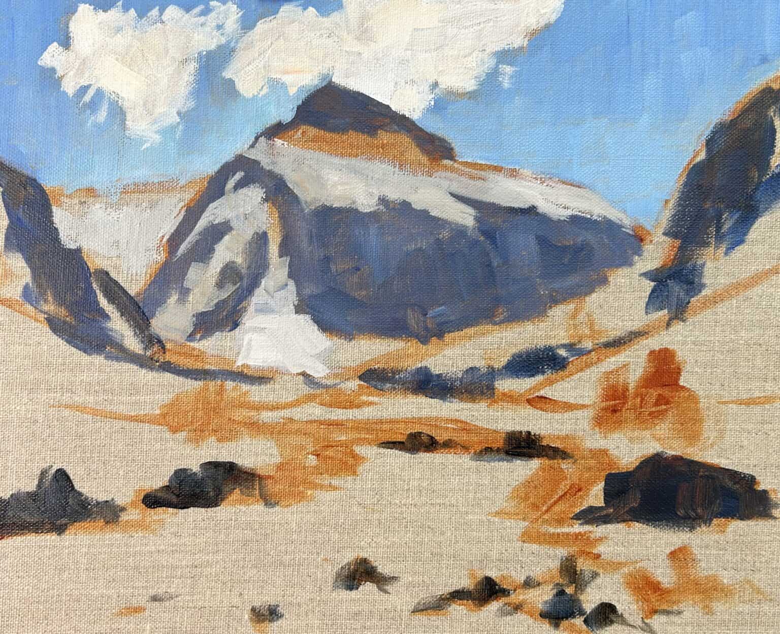 How to Paint A Landscape in Acrylics