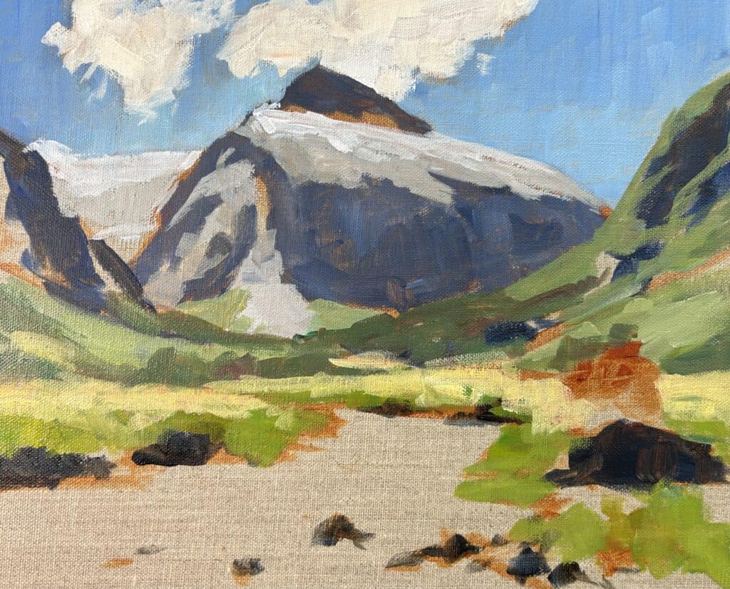 How To Paint a Mountain - Easy & Fun Mountain Scene For Beginners