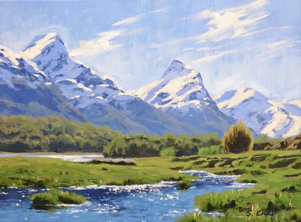 A landscape painting on canvas board : r/acrylicpainting