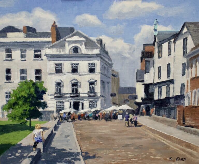 How to Paint an Old Street Scene