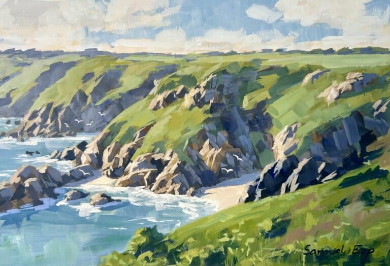Unlock Vibrant Coastal Art: Gouache Magic Exposed