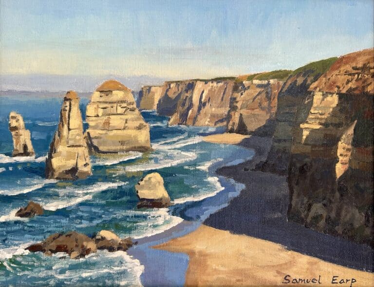 How to Paint a Coastal Scene in Oils (Painting the Twelve Apostles)